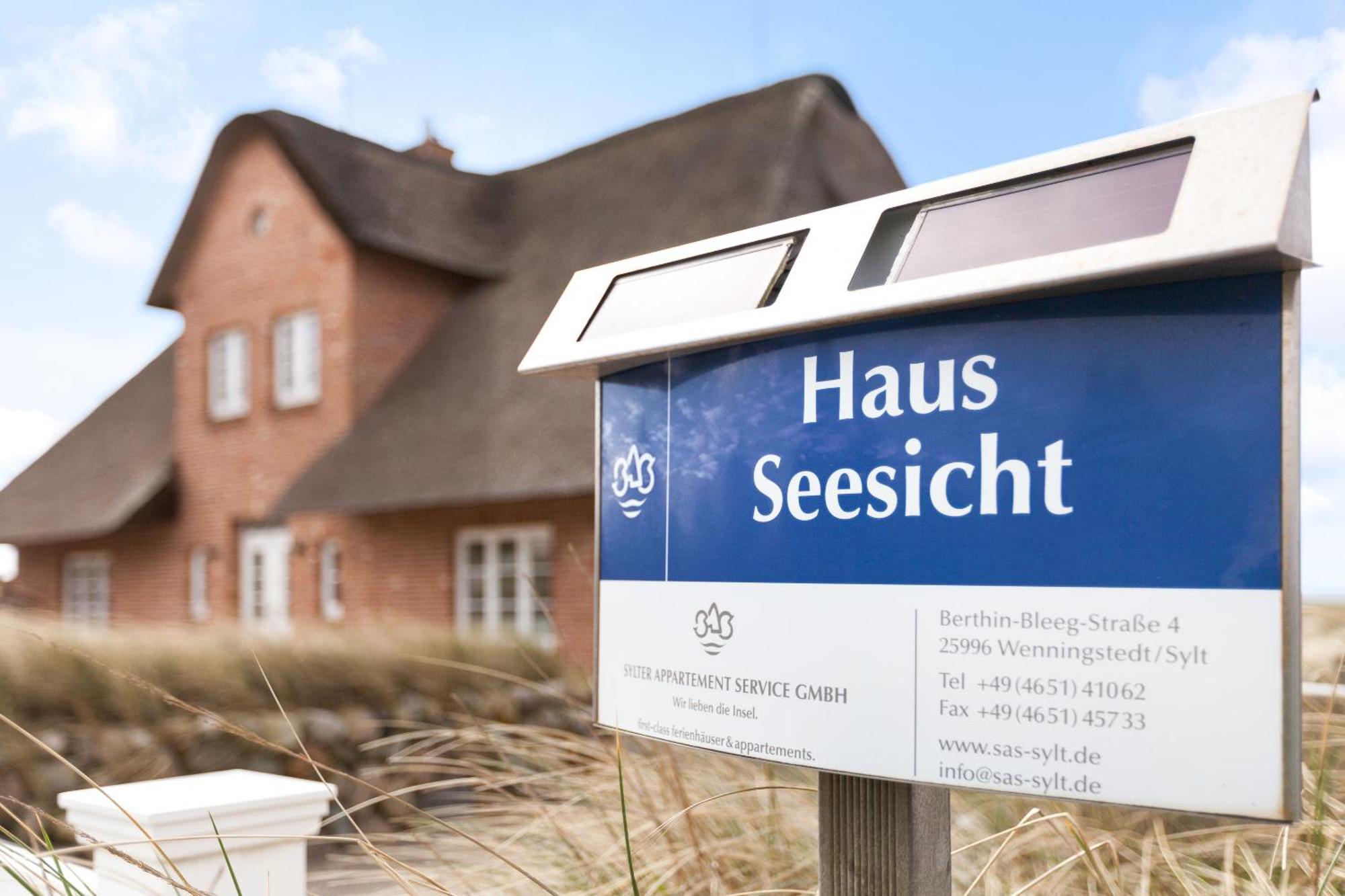 Seesicht Ferienhaus Hörnum